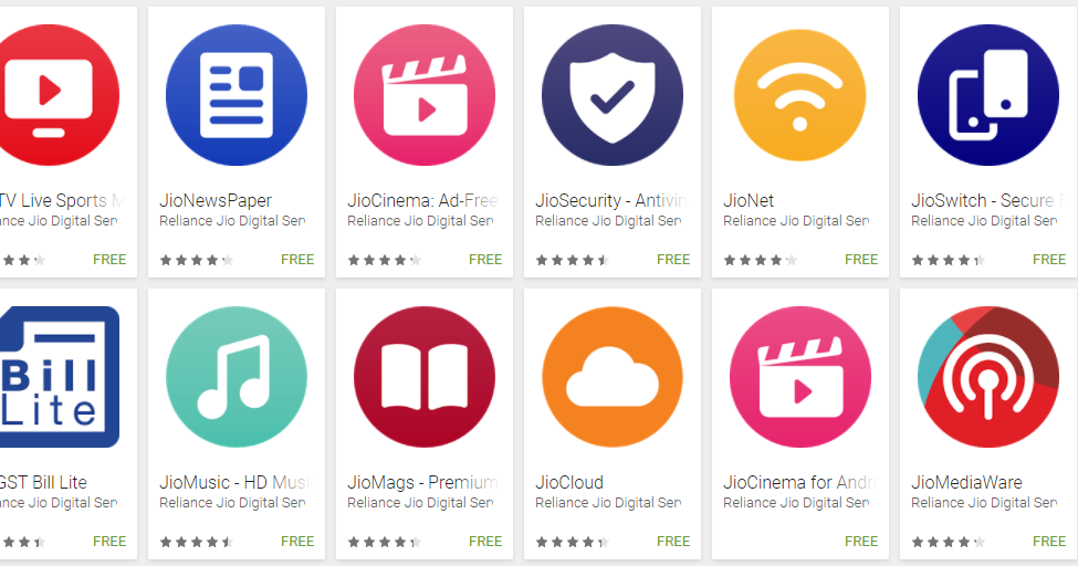 Latest Jio Mobile Apps Keyword, Search String, Review & Download