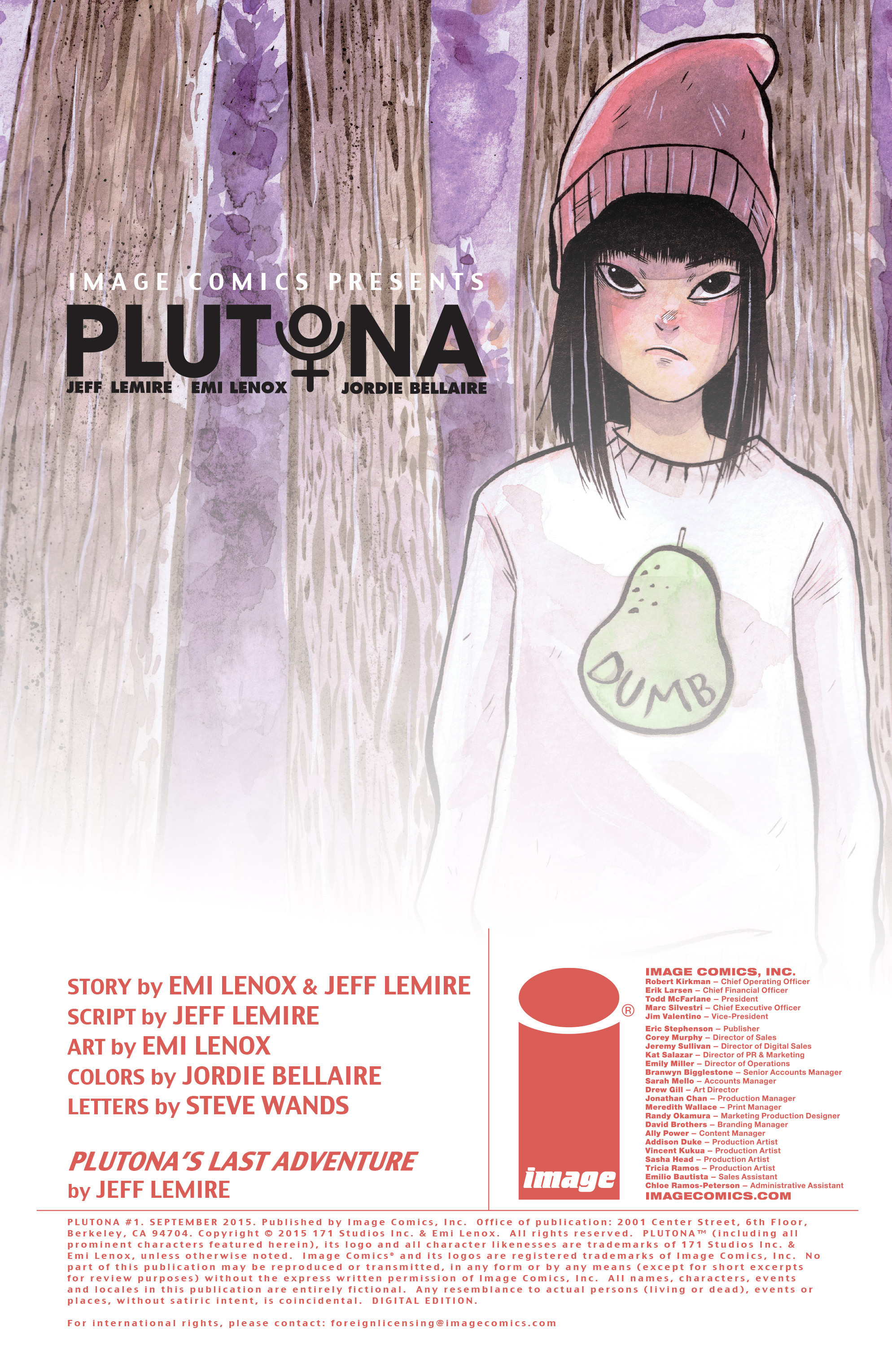 Read online Plutona comic -  Issue #1 - 2