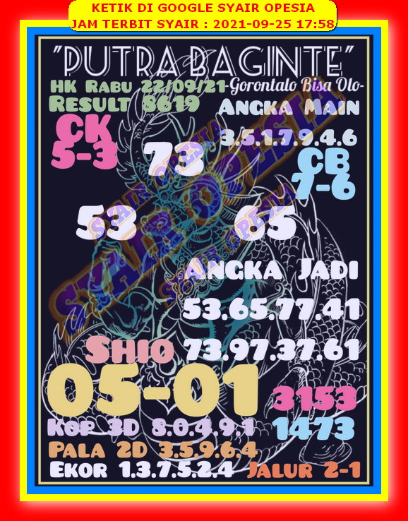 Syair Toto Hongkong 25 September 2021 Royal Syair Syair Toto Hongkong 25 September 2021 Royal Syair