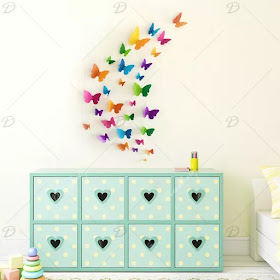 Sand Under My Feet Butterfly Wall Decals And Butterfly Tops