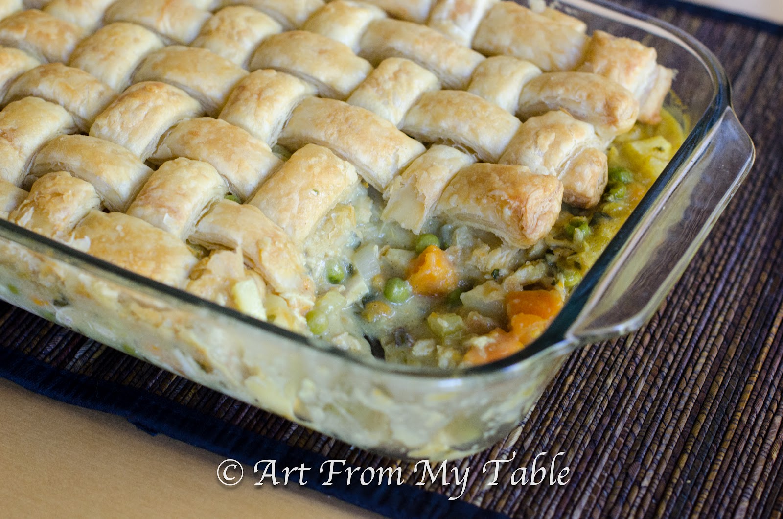 Art From My Table: Chicken Pot Pie Casserole With Sweet ...