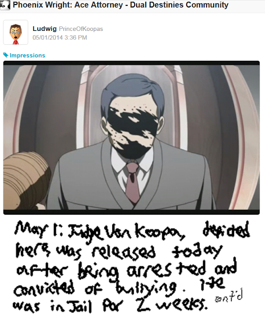 Miiverse Ban 2 weeks bullying