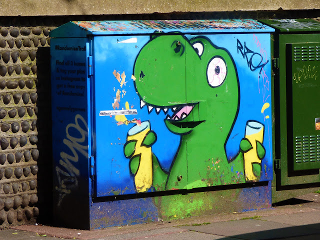 Street art in The Laines, Brighton