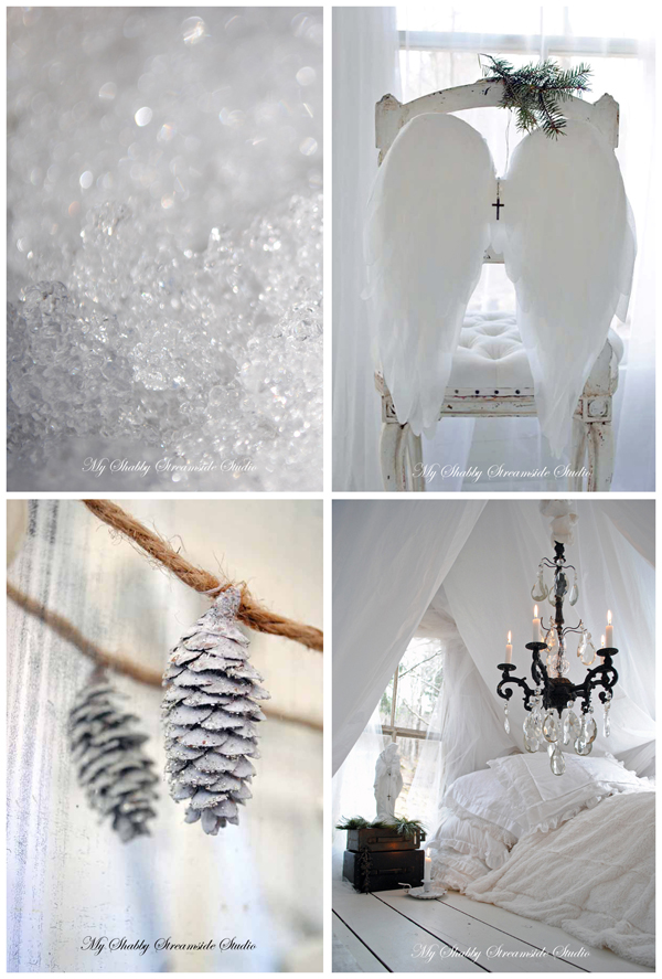 Невероятно нежное и элегантное, белое. Рождество