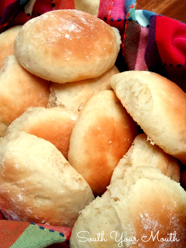 Mama's Yeast Rolls! I love to slather these with good salted butter and strawberry preserves! SO good!
