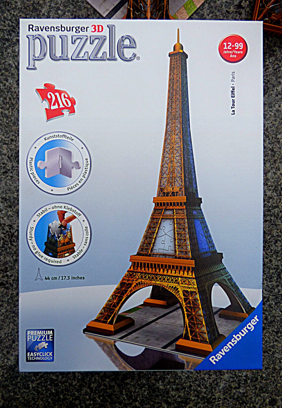 enthusiastic regiment teacher Chez Maximka: Eiffel Tower 3D Puzzle (Ravensburger)
