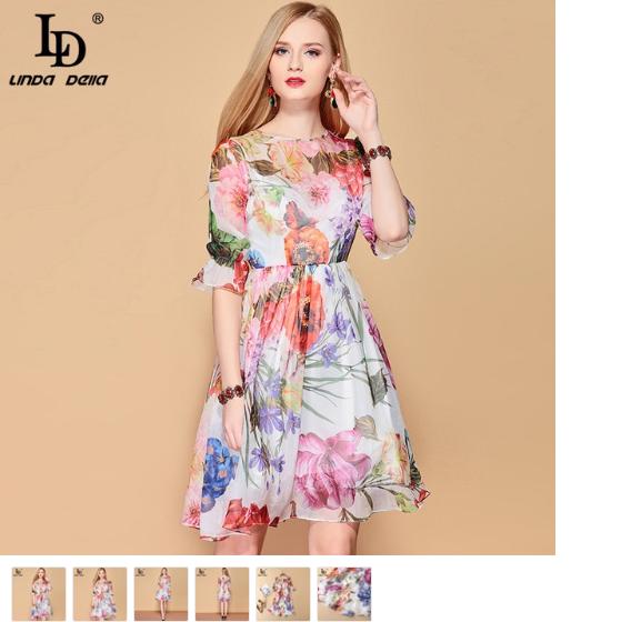 Pink White Dress - Vintage And New Clothing