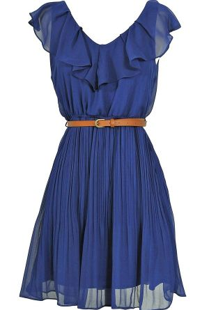 Womens Stylish Blue Dress - Creative Ideas