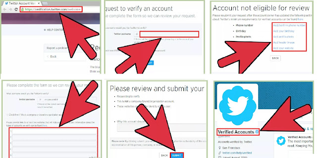 cara verifikasi akun twitter