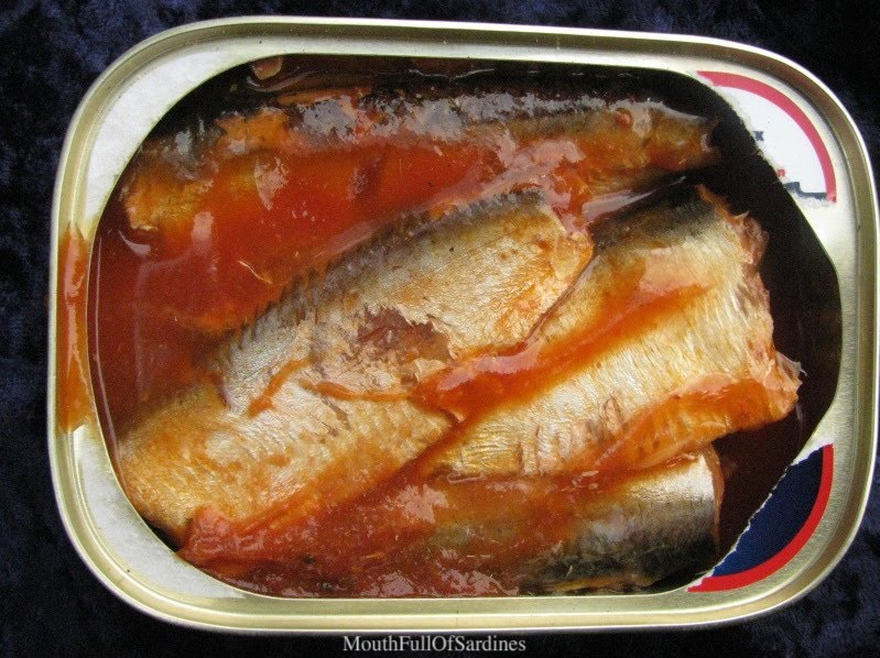 Mouth Full of Sardines VanCamp's by Chicken of the Sea. Sardines6