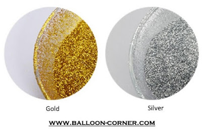 Glitter Balon (Accessories Isi Balon Transparan & Balon PVC Transparan / Balon Bubble)