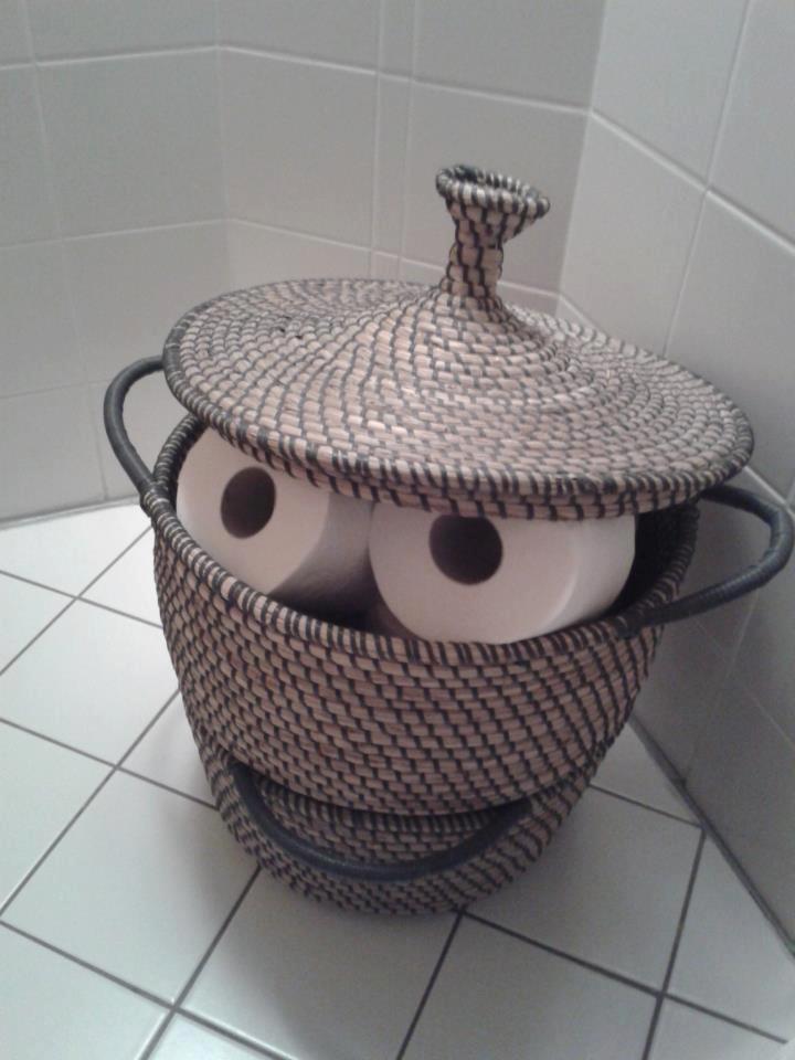 Las Fotos Mas Alucinantes: cesta y papel del wc