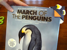 penguin animal bookmark