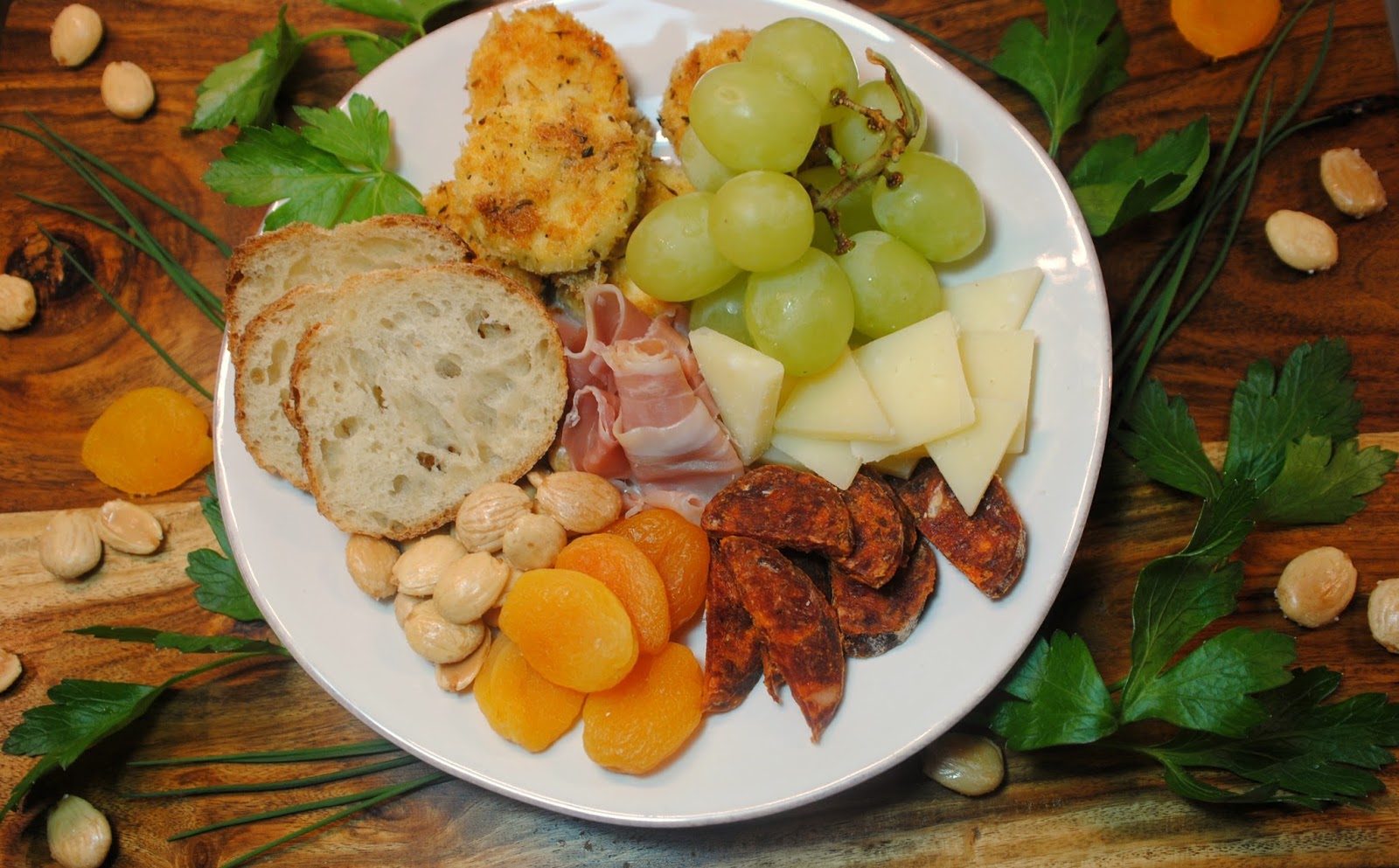 GourmetGents Party Time (Fried goat cheese, charcuterie)