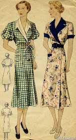 1930s wrap dress Clearance