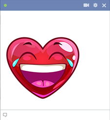 Teary Heart Teary heart emoticon