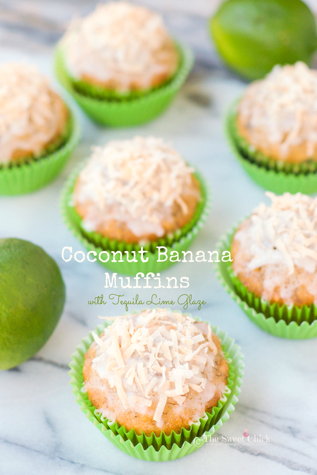 Coconut Banana Muffins by The Sweet Chick