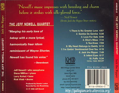 Jeff Newell Quartet - Jack The Ripper