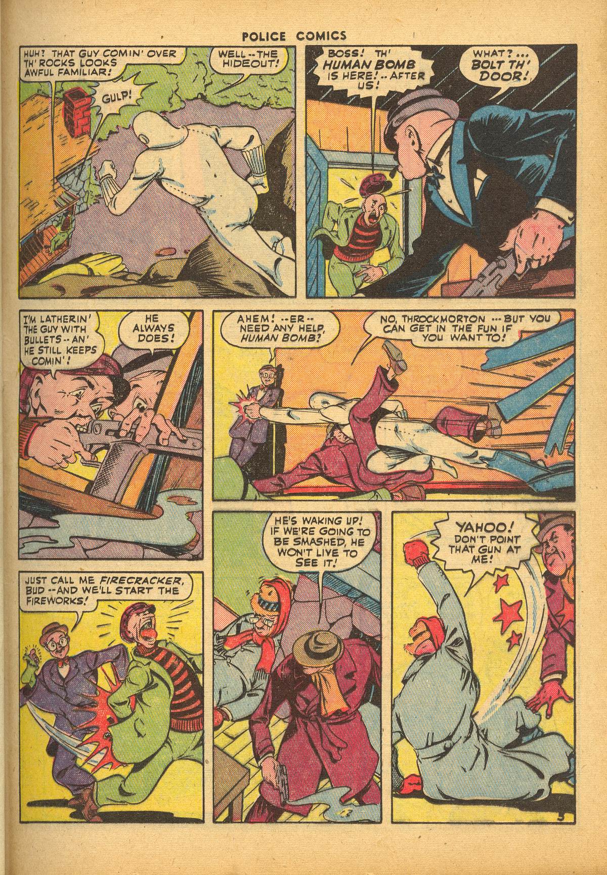 Read online Police Comics comic -  Issue #40 - 42