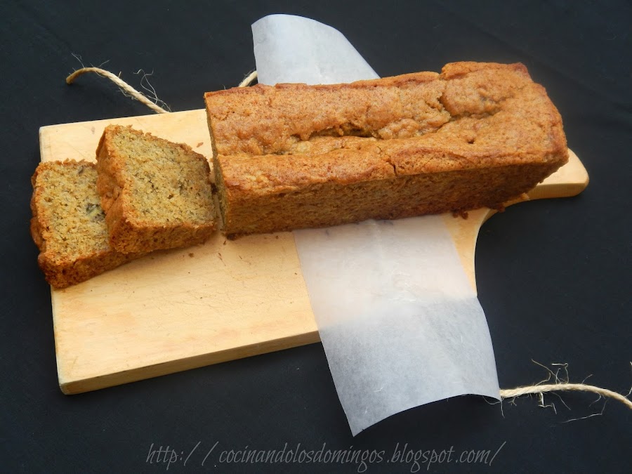 Budín vegano de banano