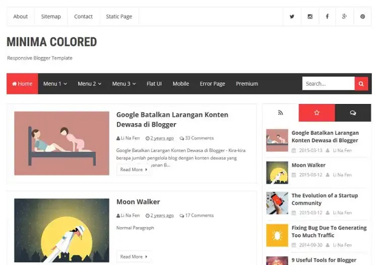 Top 10 Responsive SEO Ready Blogger Templates 2019 Top 10 SEO Ready Responsive Blogger Templates 2019
