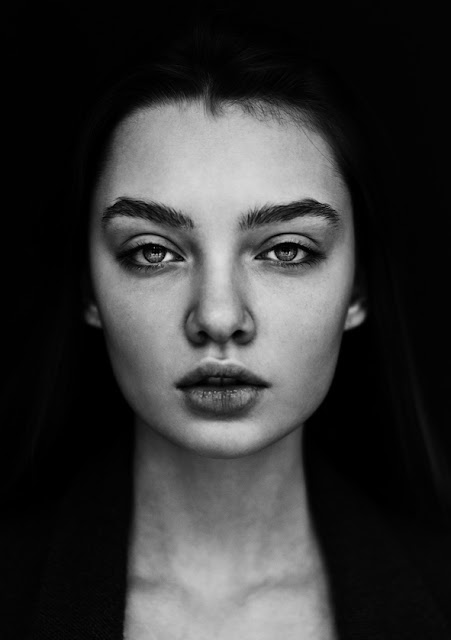 RushModels: Portraits of Polina Litvinova by talented Irina Vorotyntseva
