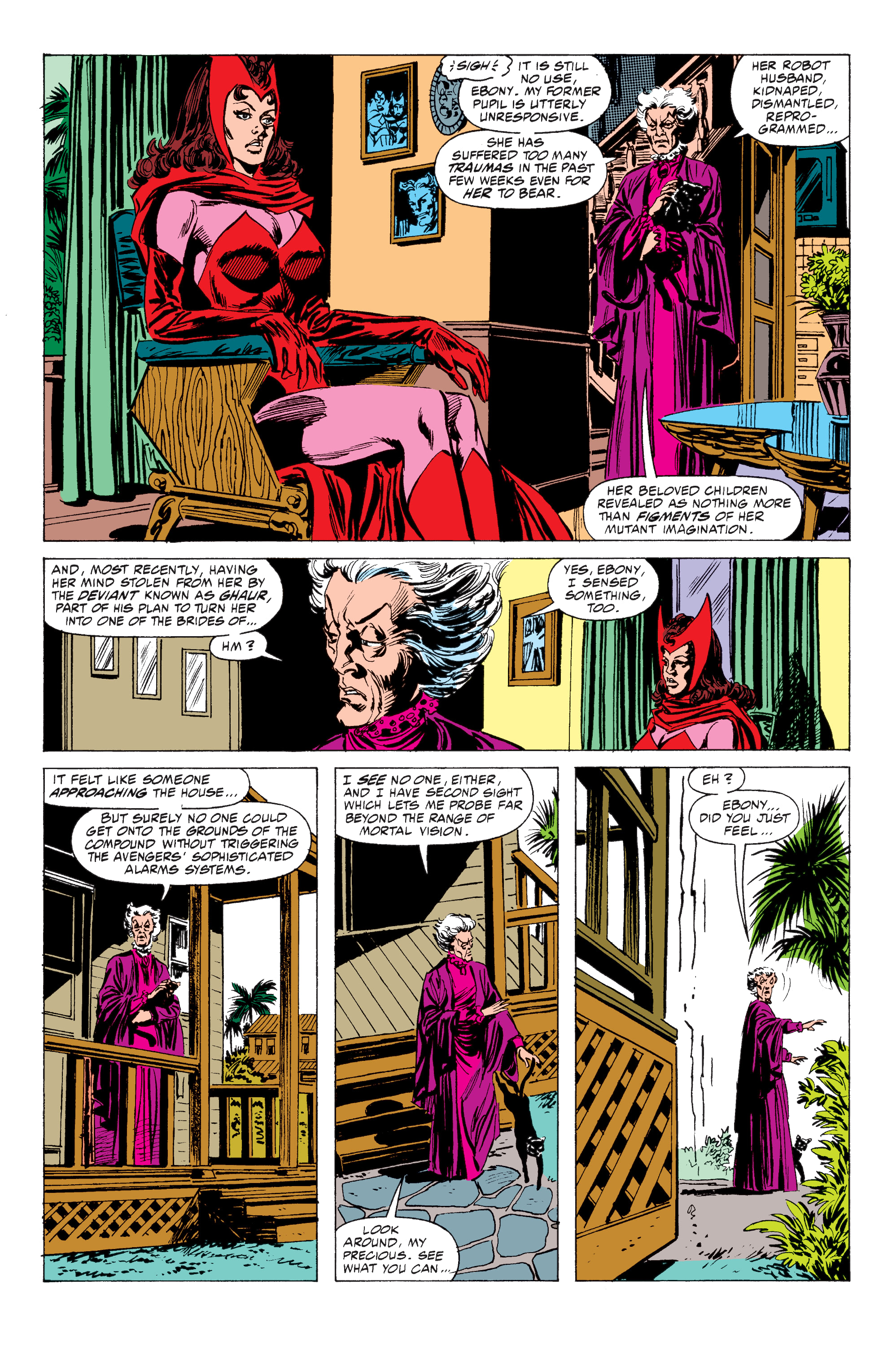 Read online Avengers West Coast Epic Collection: How The West Was Won comic -  Issue #Avengers West Coast Epic Collection Darker Than Scarlet (Part 2) - 10