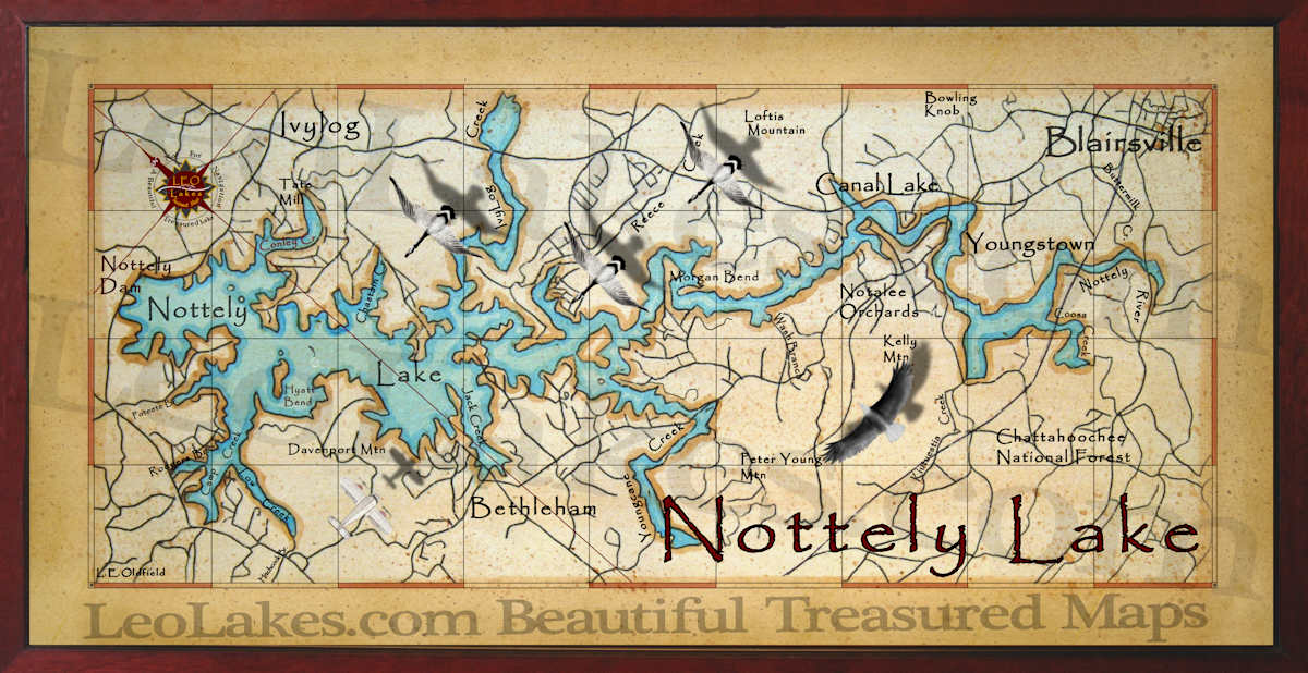 Leo Lakes Lake Nottely wall art!