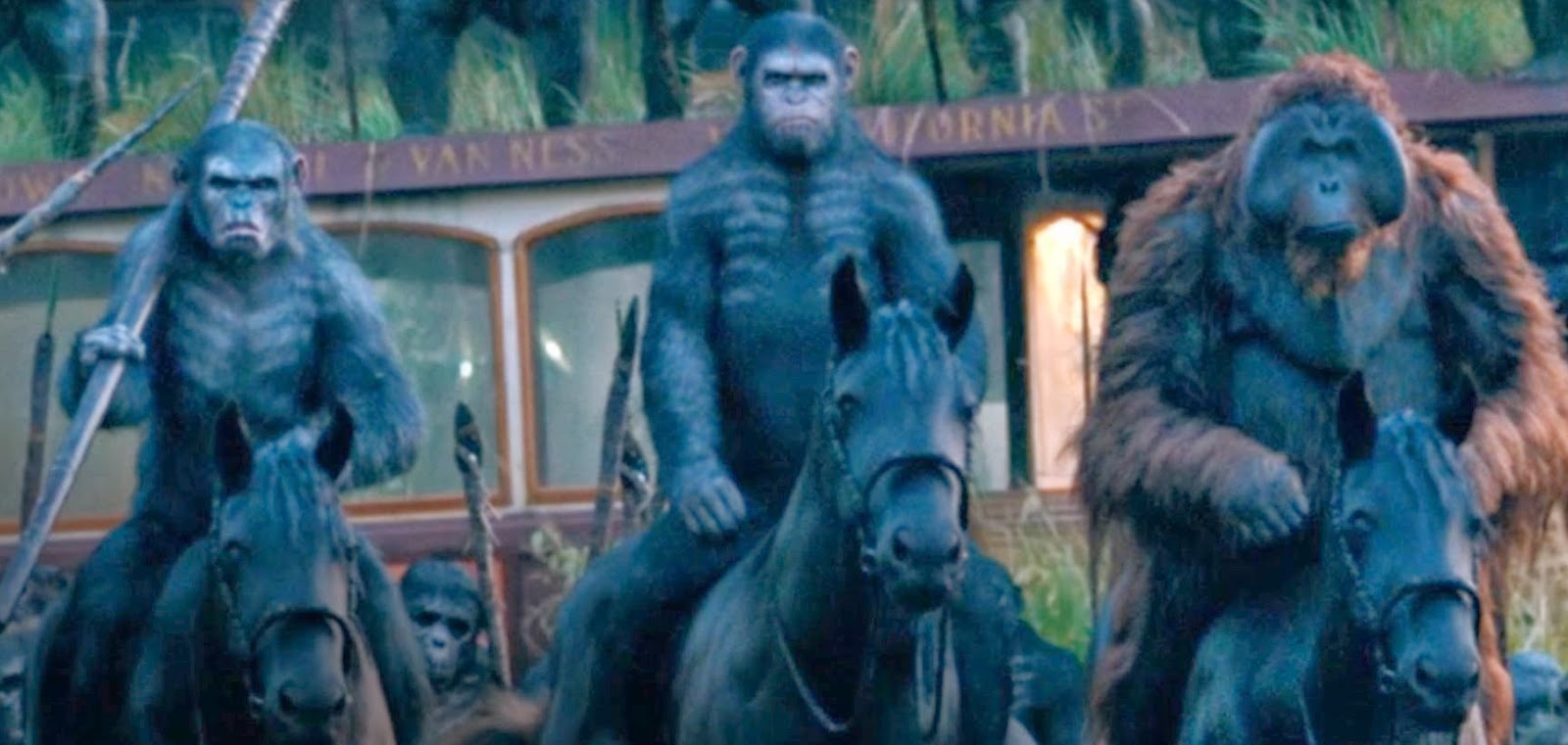 Primatas são mais fortes no primeiro comercial de Planeta dos Macacos: O Confronto
