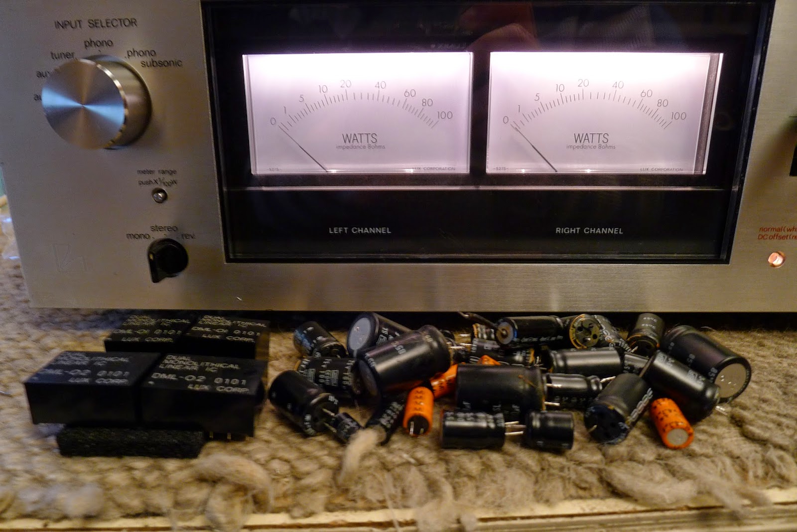 Pièces détachées amplificateur Luxman