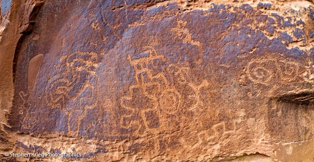 San Island Petroglyph Panel, Sand Island Recreation Area, San Juan County, Utah