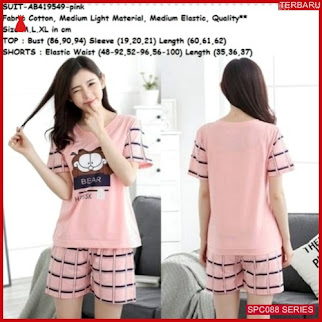 SCP088P43 Piyama Garfield Terbaru Setelan Baju Tidur Wanita | BMGShop
