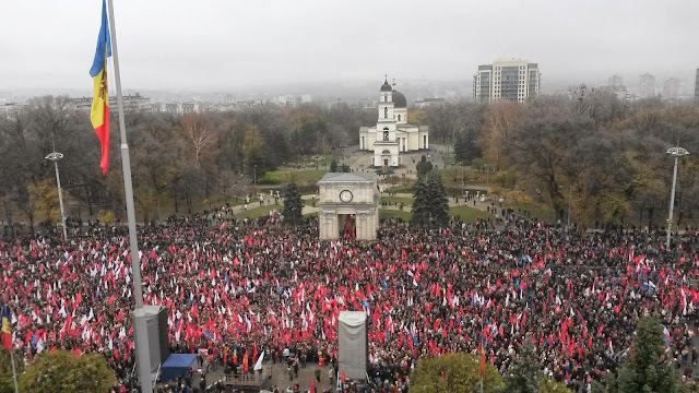 Resultado de imagen de Aniversario con protestas en República Moldova