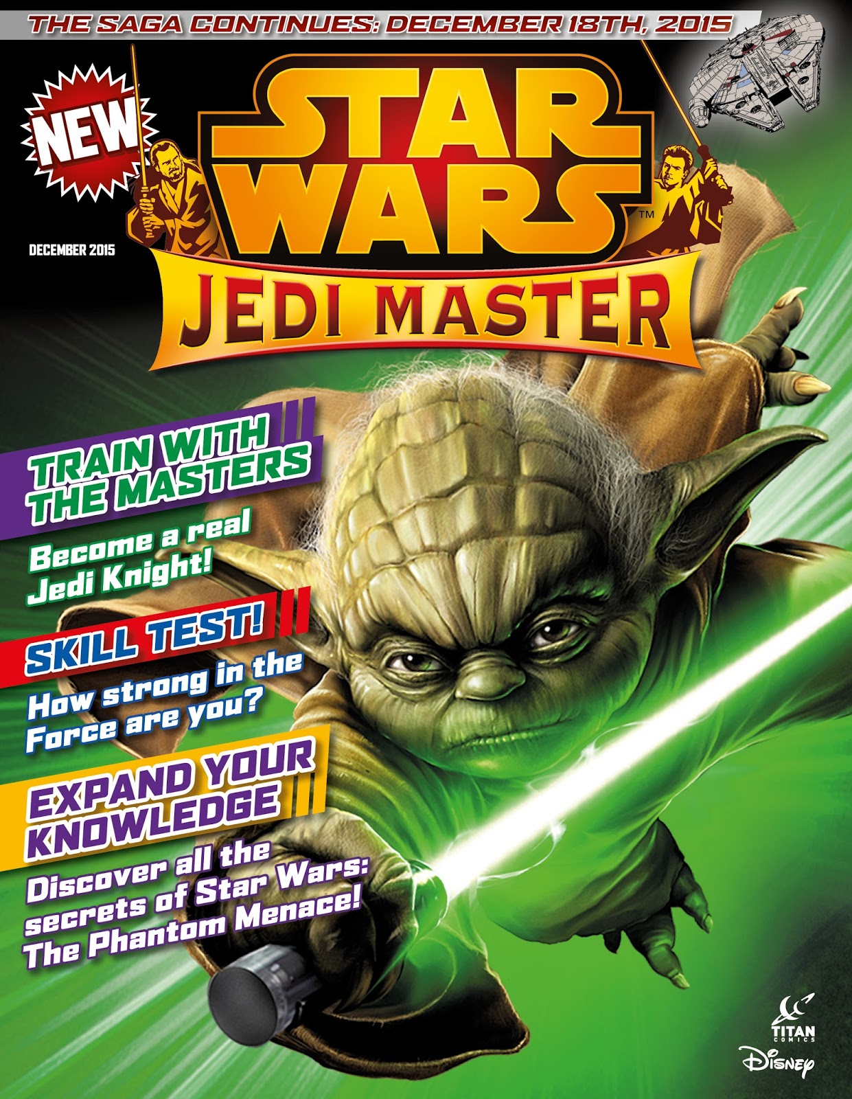 The saga continues with the allnew Star Wars Jedi Master Magazine!