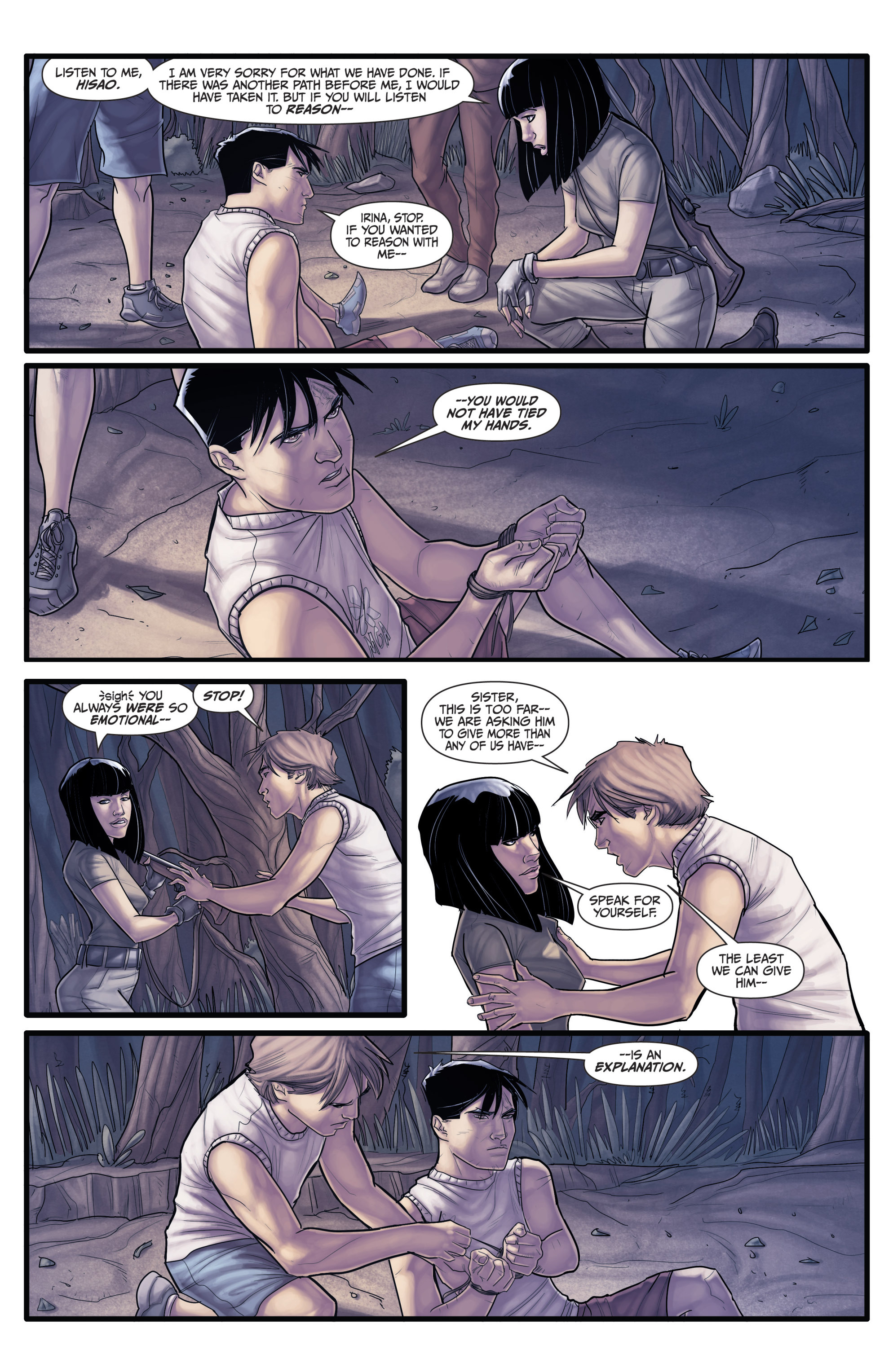 Read online Morning Glories comic -  Issue # _TPB 4 - 117