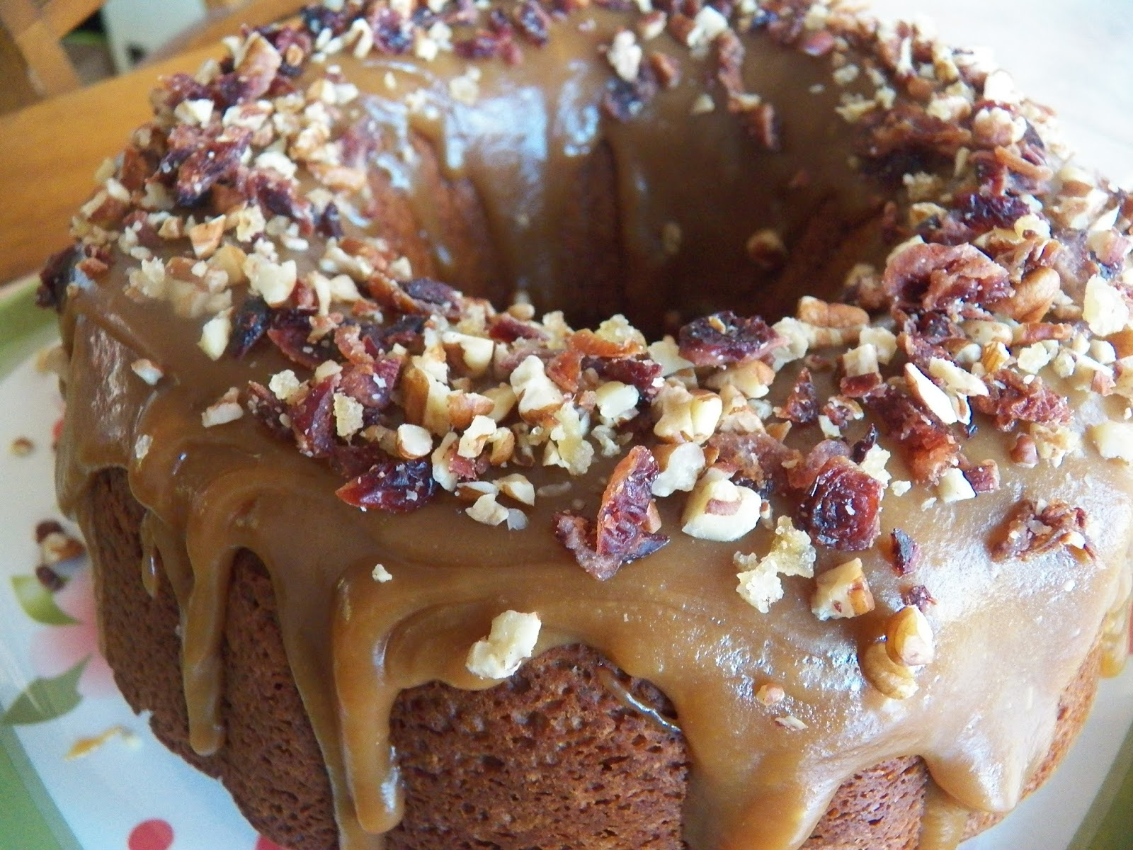 Candied Ginger Sweet Potato Bundt with Rum Toffee Sauce Sid's Sea
