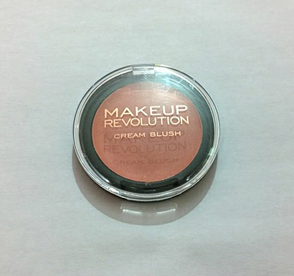 Makeup Revolution Cream Blush In Peach Cream Review and Swatches