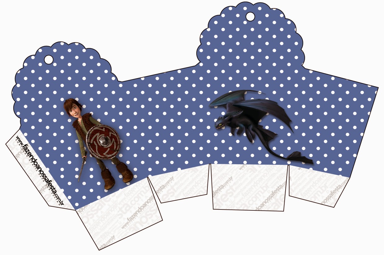 How to Train your Dragon: Free Printable Boxes.