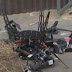 Rússia lança seu primeiro drone de entregas, que se espatifa no chão após acertar um prédio