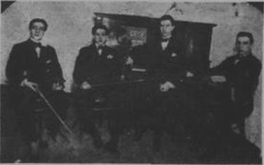 Minotto Di Cico en mayo de 1917, cuando codirigía la orquesta Alonso-Minotto