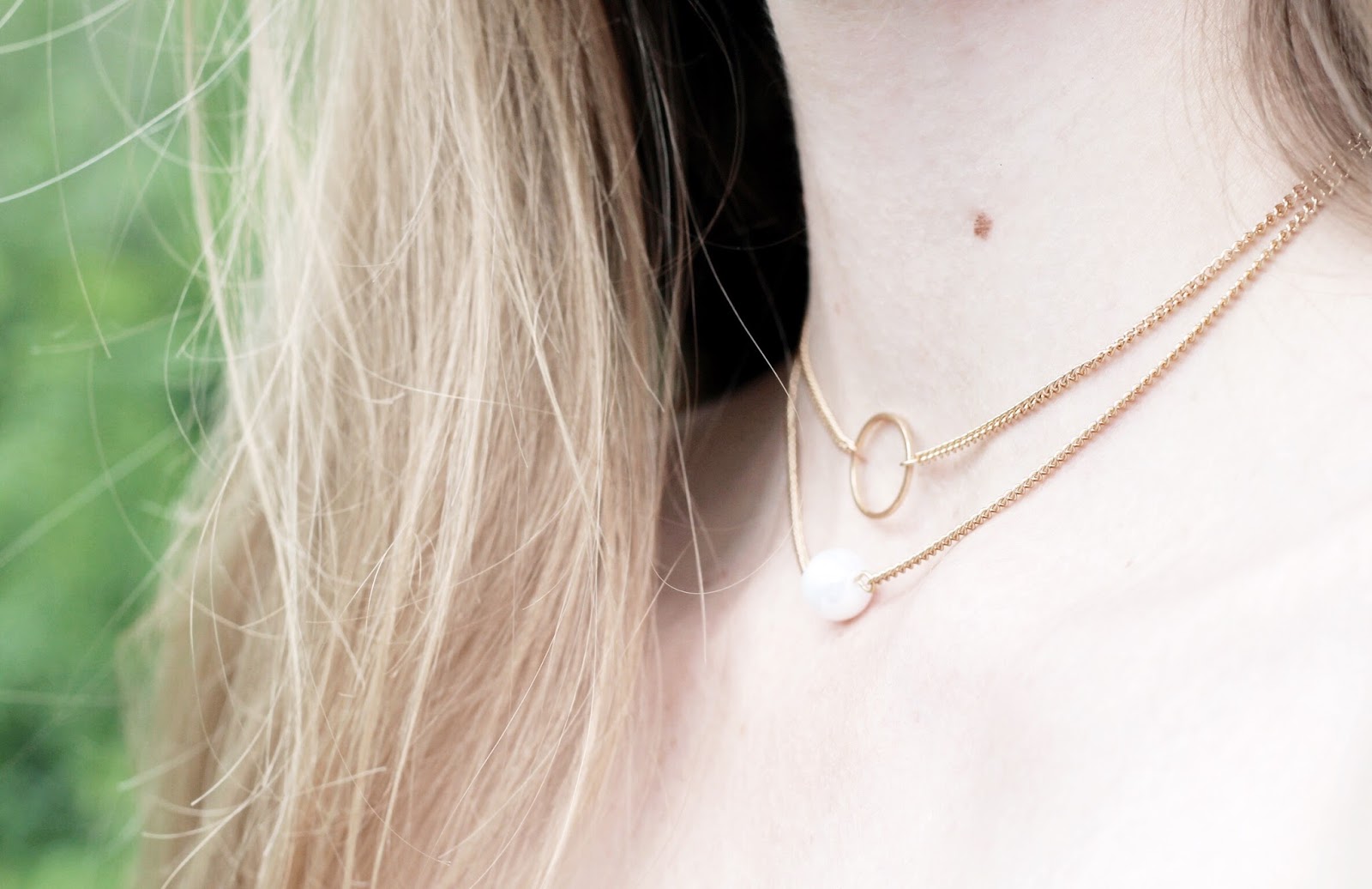 Dainty Layered Necklaces Dainty Gold Pearl Layered Necklaces