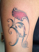 Tatoo of Ganpati With Om. Posted by mitesh sodha at 4:21 AM