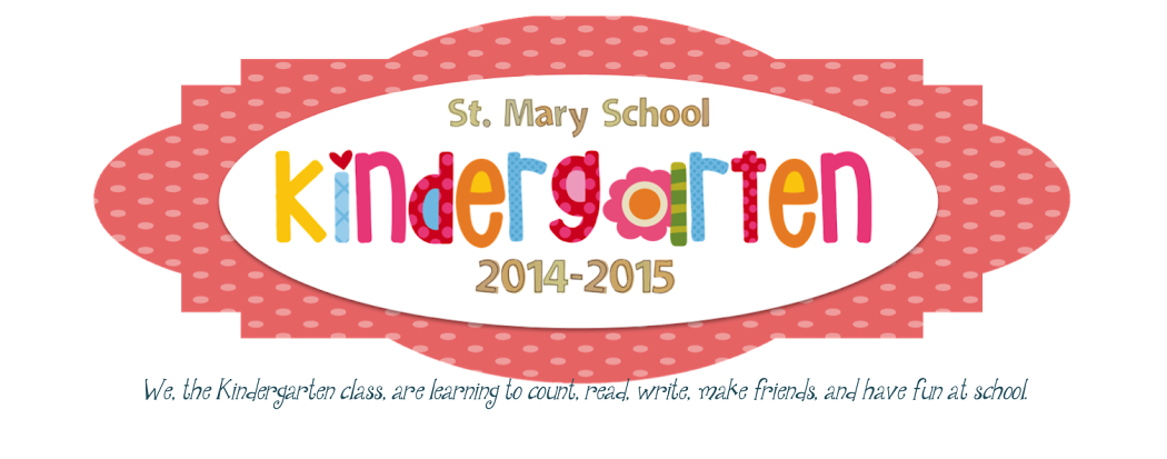 St. Mary Kindergarten 2014-2015