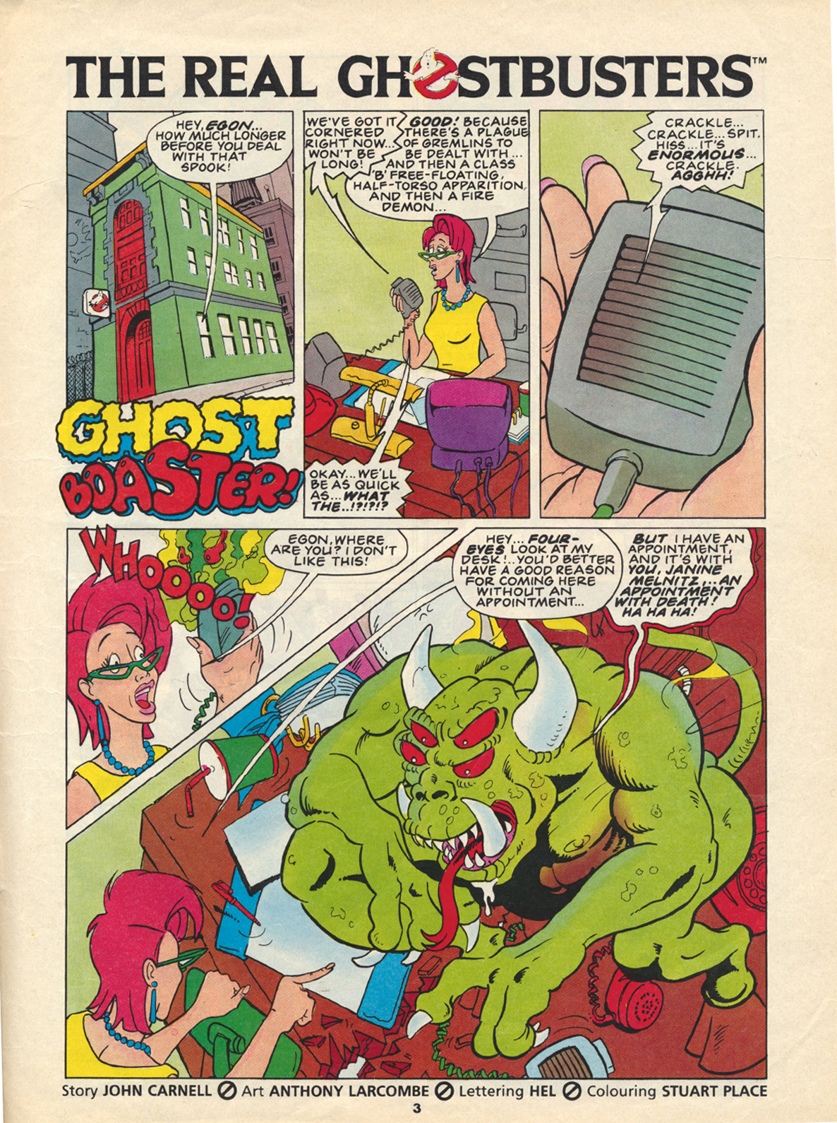 Read online The Real Ghostbusters comic -  Issue #15 - 3