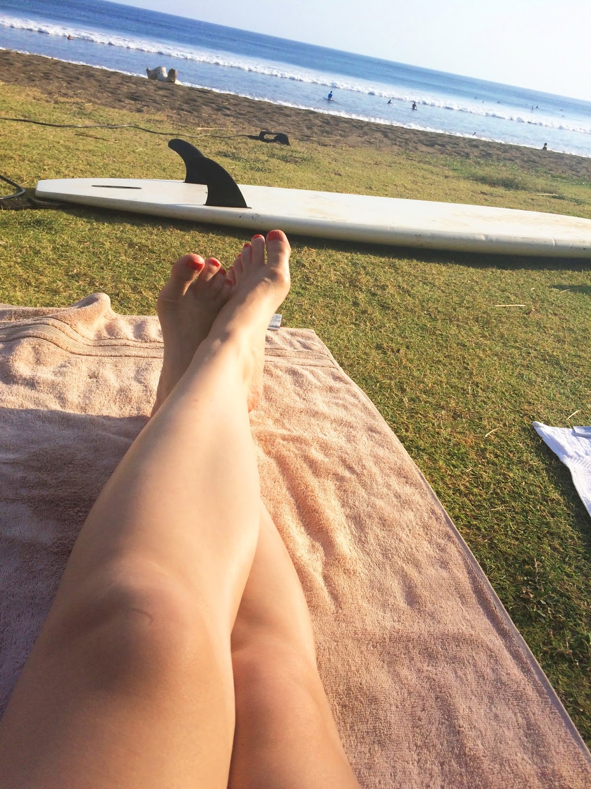 Relaxing at Playa Venao