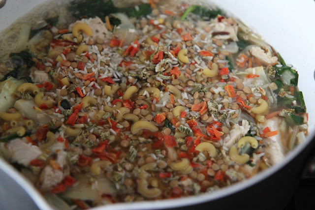 Make this easy and comforting turkey soup for when you're crunched on time or need to feel better soon!
