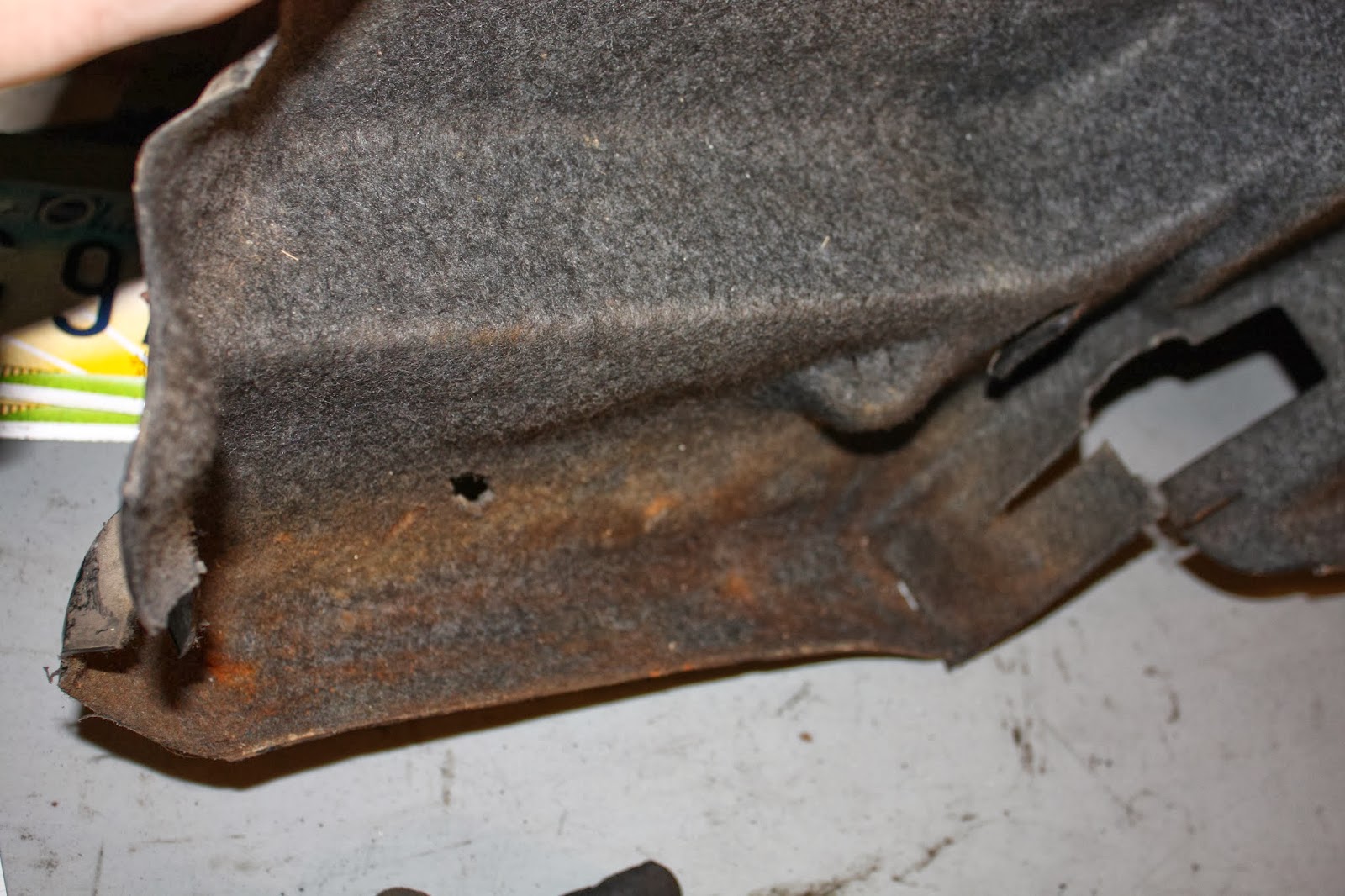 KrEvCon BMW Parts E30 Fabric Trunk Panel (Driver's Side)