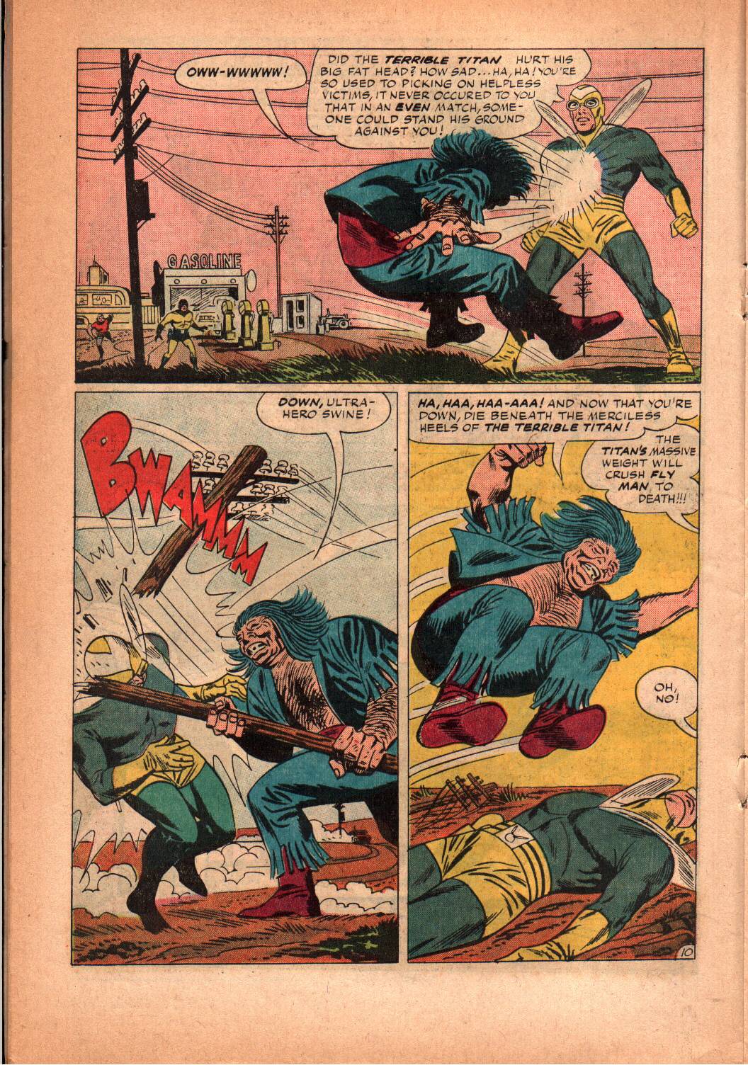 Read online Fly Man comic -  Issue #34 - 12