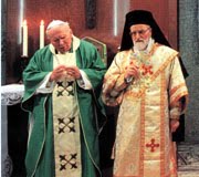 Papa de Roma y Patriarca Melquita