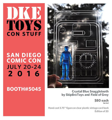 San Diego Comic-Con 2016 Exclusive Star Wars “Crystal Blue” Snaggletooth Resin Figure by SkipBroToys x Field of Grey x DKE Toys
